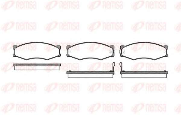 Комплект тормозных колодок, дисковый тормоз