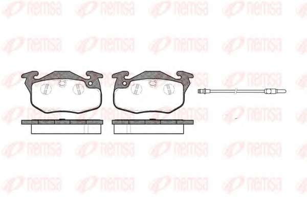 Комплект тормозных колодок, дисковый тормоз