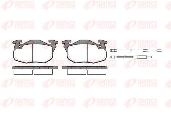 Комплект тормозных колодок, дисковый тормоз