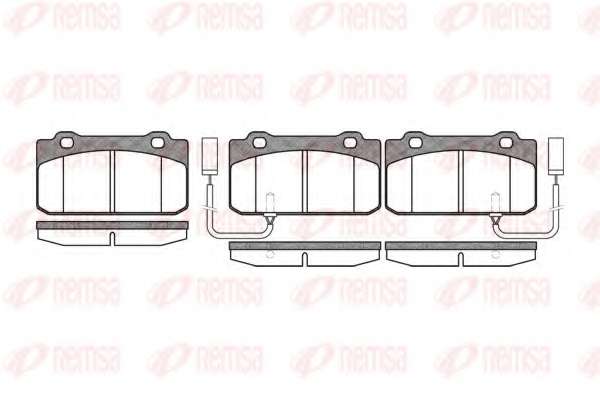 Комплект тормозных колодок, дисковый тормоз