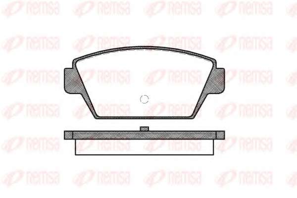 Комплект тормозных колодок, дисковый тормоз
