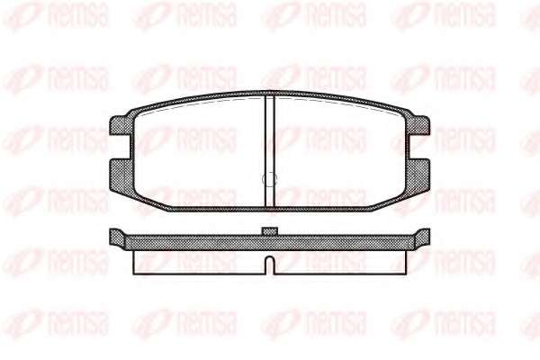 Комплект тормозных колодок, дисковый тормоз