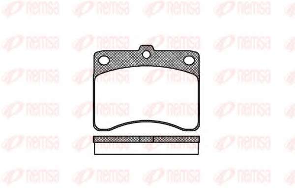 Комплект тормозных колодок, дисковый тормоз