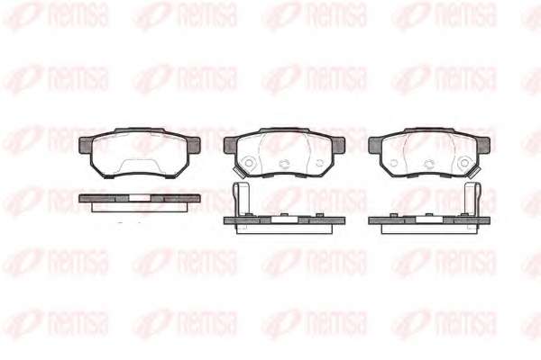 Комплект тормозных колодок, дисковый тормоз