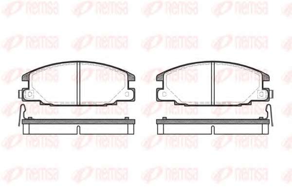 Комплект тормозных колодок, дисковый тормоз