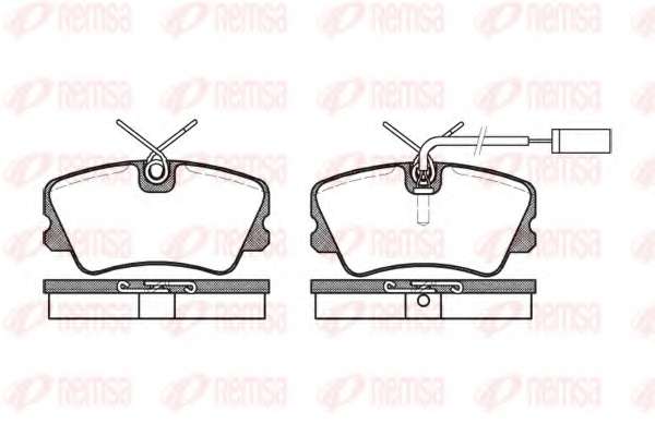 Комплект тормозных колодок, дисковый тормоз