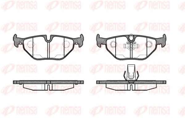 Комплект тормозных колодок, дисковый тормоз