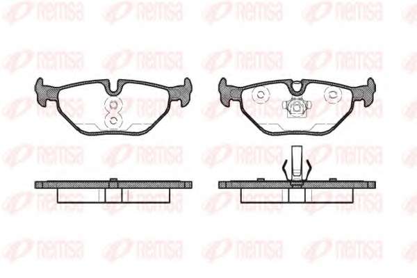 Комплект тормозных колодок, дисковый тормоз