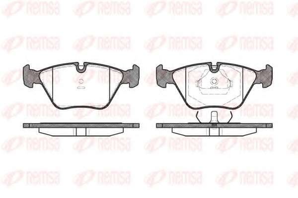 Комплект тормозных колодок, дисковый тормоз