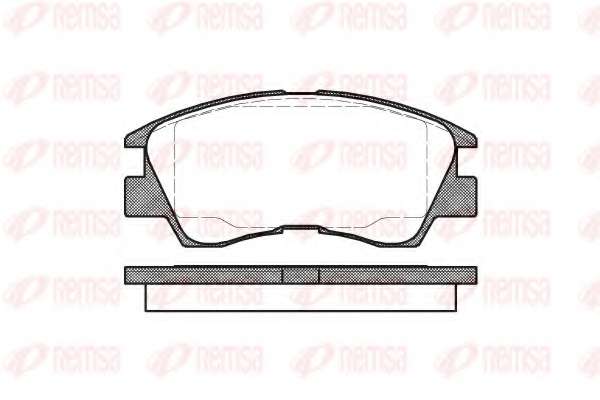 Комплект тормозных колодок, дисковый тормоз