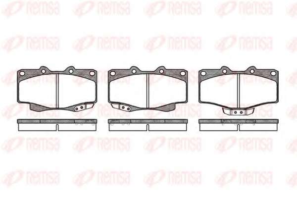 Комплект тормозных колодок, дисковый тормоз