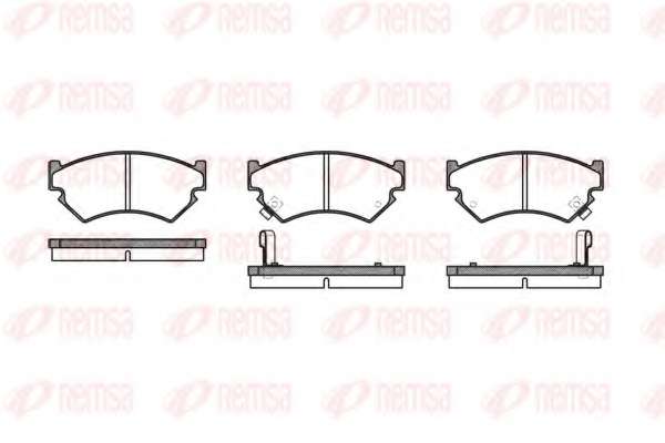 Комплект тормозных колодок, дисковый тормоз