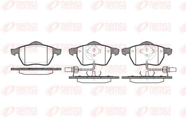 Комплект тормозных колодок, дисковый тормоз
