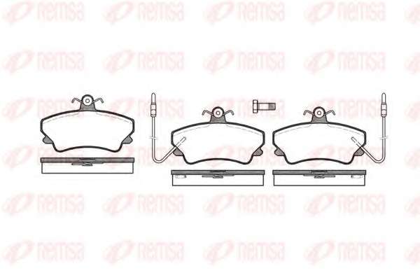 Комплект тормозных колодок, дисковый тормоз
