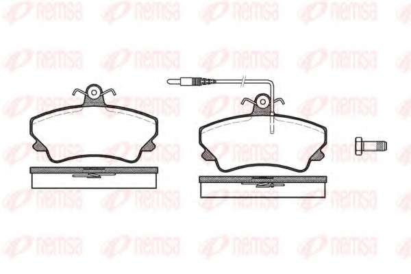Комплект тормозных колодок, дисковый тормоз