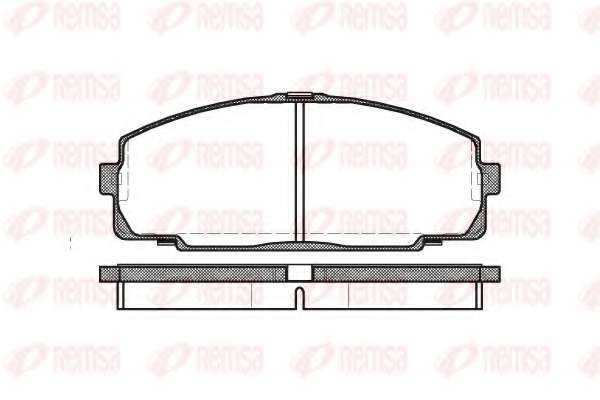 Комплект тормозных колодок, дисковый тормоз
