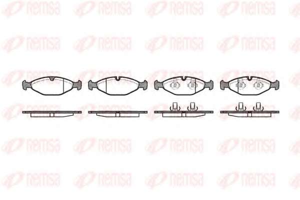 Комплект тормозных колодок, дисковый тормоз