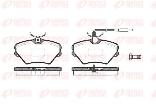 Комплект тормозных колодок, дисковый тормоз
