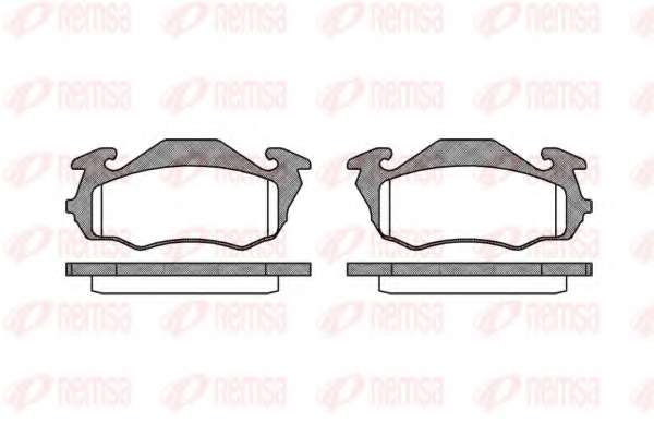 Комплект тормозных колодок, дисковый тормоз
