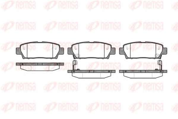 Комплект тормозных колодок, дисковый тормоз