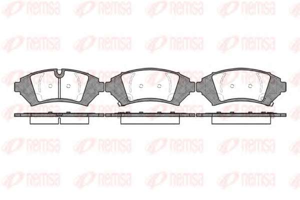 Комплект тормозных колодок, дисковый тормоз