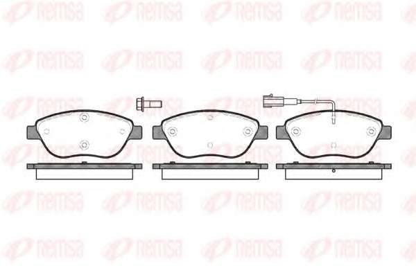 Комплект тормозных колодок, дисковый тормоз