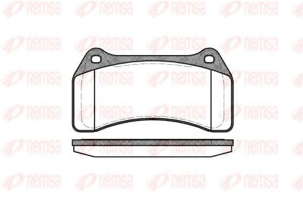 Комплект тормозных колодок, дисковый тормоз