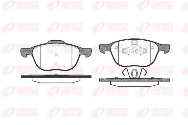 Комплект тормозных колодок, дисковый тормоз