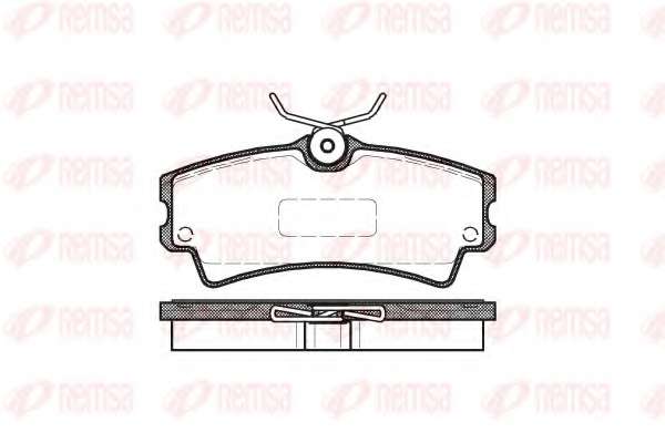 Комплект тормозных колодок, дисковый тормоз