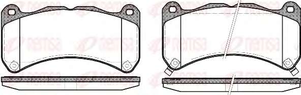 Комплект тормозных колодок, дисковый тормоз