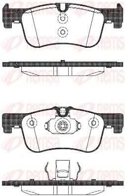 Комплект тормозных колодок, дисковый тормоз