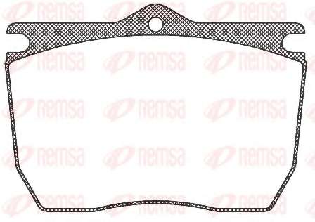 Комплект тормозных колодок, дисковый тормоз