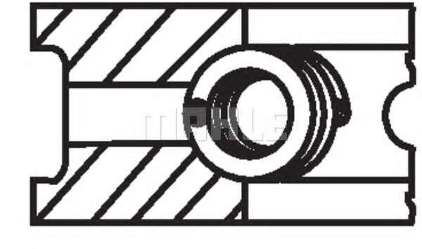 Кільця поршневі BMW 3 (E36)/5 (E34) 92- (80.00mm/STD) (1.5-1.5-2)