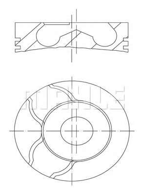 Поршень Fiat Doblo 1.9JTD 01- (82.40mm/+0.40)