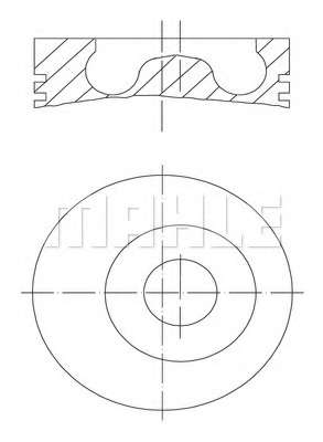 Поршень Ford Connect 1.8TDCI (82.50mm/STD)
