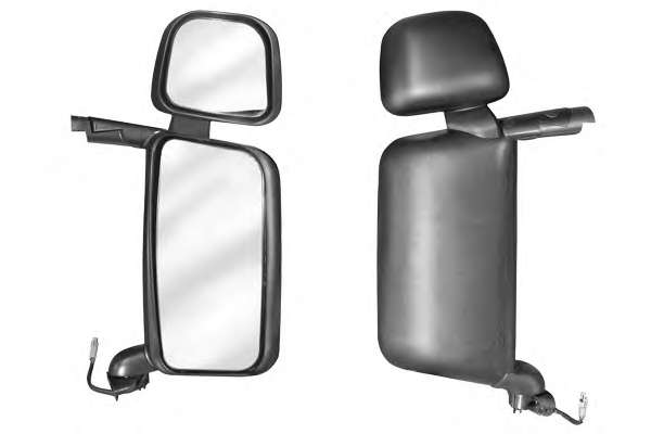 Наружное зеркало, кабина водителя