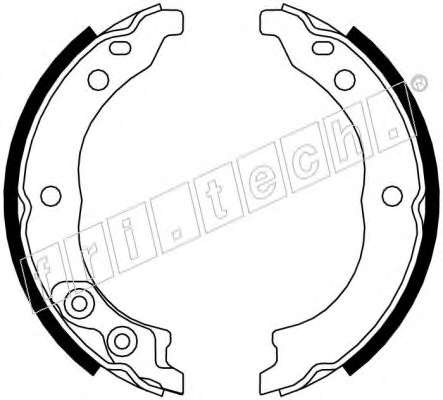 Комплект тормозных колодок, стояночная тормозная система