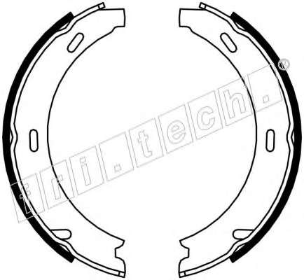 Комплект тормозных колодок, стояночная тормозная система