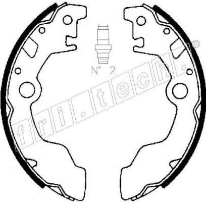 Комплект тормозных колодок