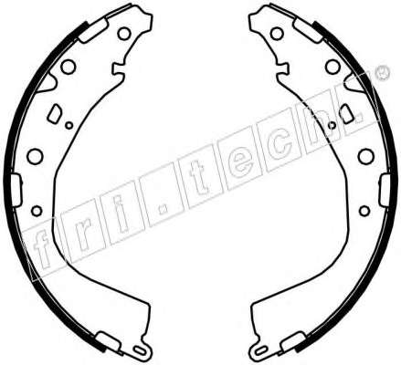 Комплект тормозных колодок, стояночная тормозная система