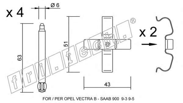 Комплектующие, колодки дискового тормоза