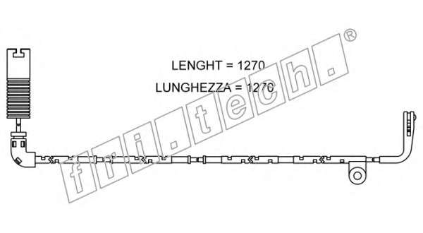 Сигнализатор, износ тормозных колодок