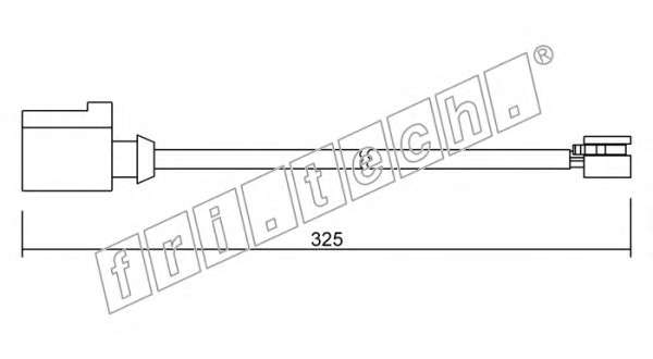 Сигнализатор, износ тормозных колодок