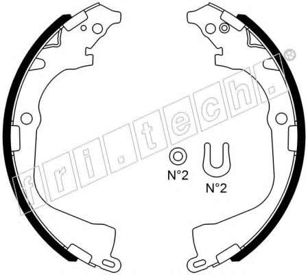 Комплект тормозных колодок
