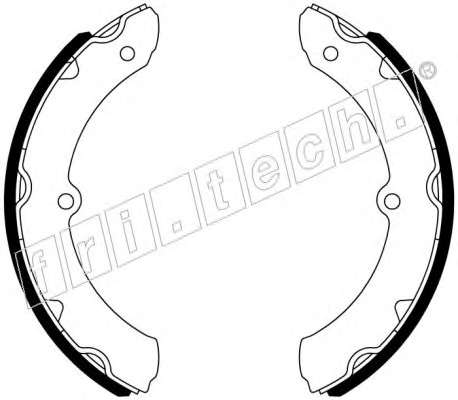 Комплект тормозных колодок, стояночная тормозная система