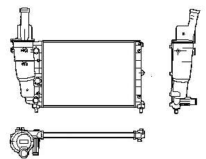 Радиатор, охлаждение двигателя
