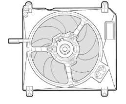 Вентилятор, охлаждение двигателя