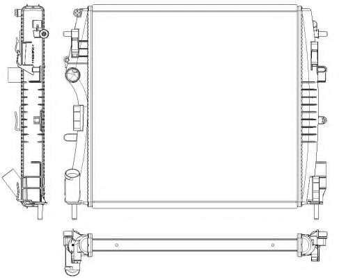 Радиатор, охлаждение двигателя