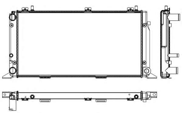 Радиатор, охлаждение двигателя