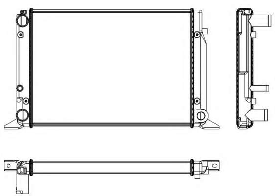 Радиатор, охлаждение двигателя